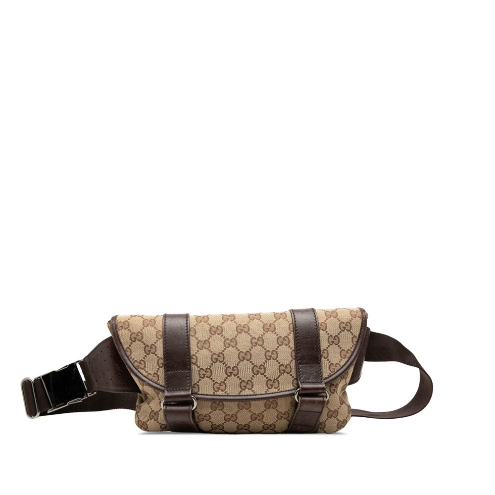 Gucci Gg Canvas Belt Bag Pre-Loved #362484G54B